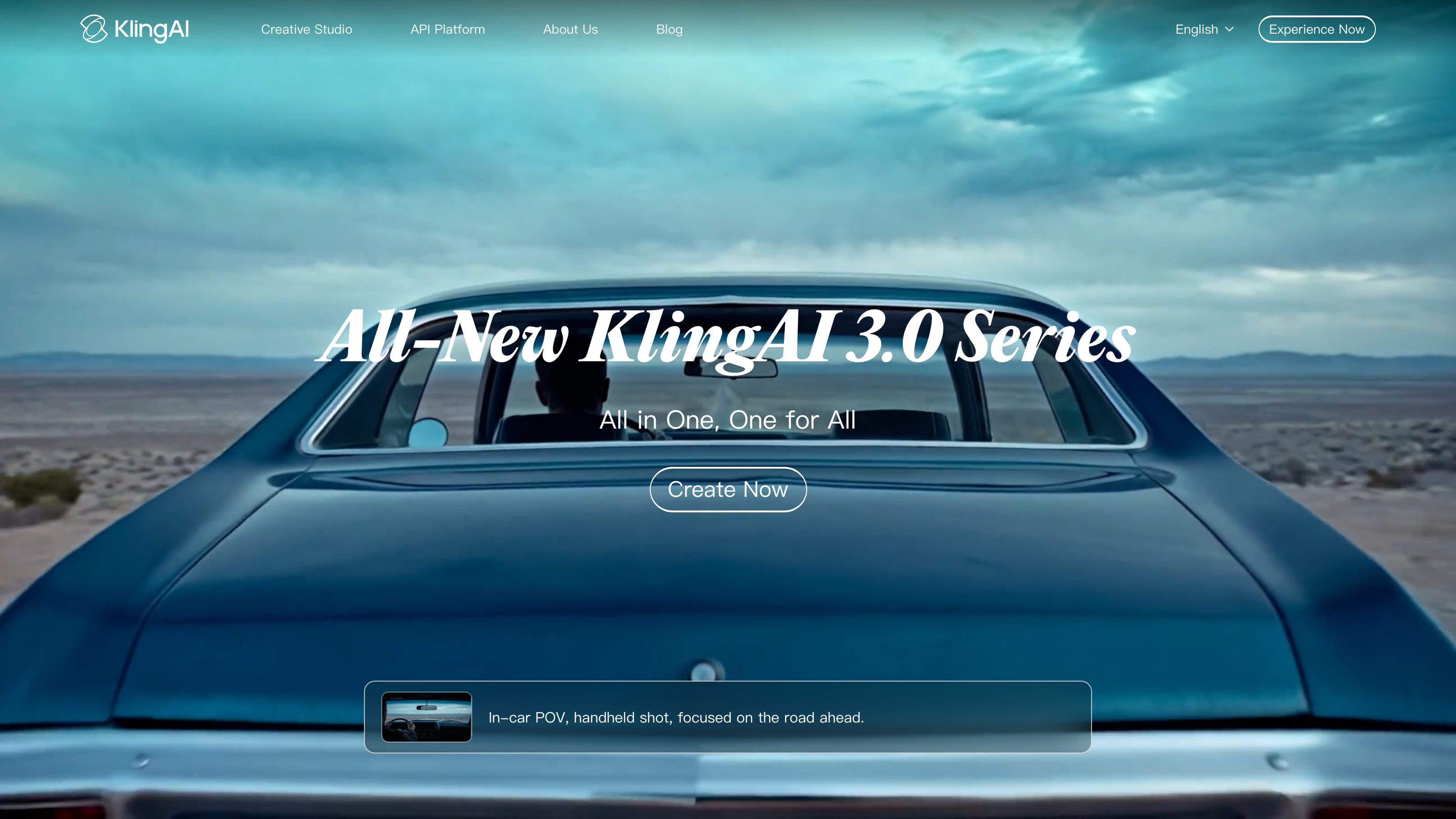 Kling AI interface