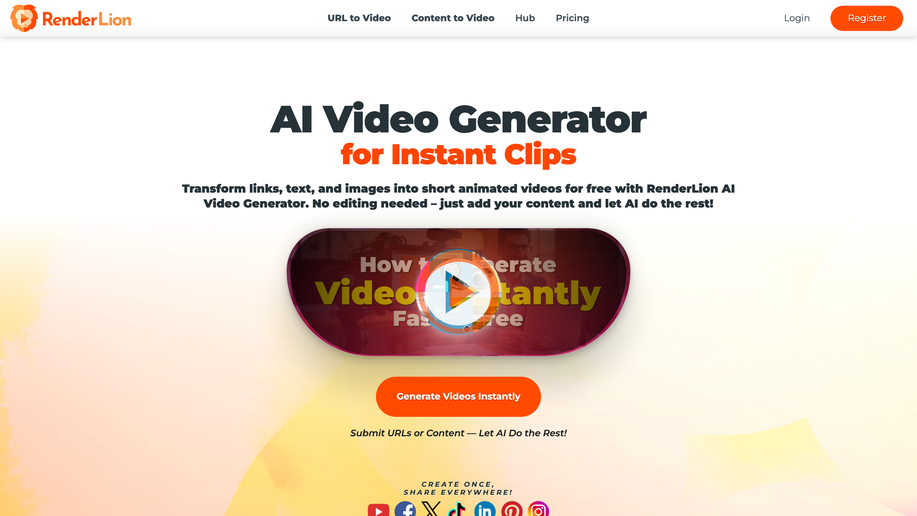 RenderLion interface