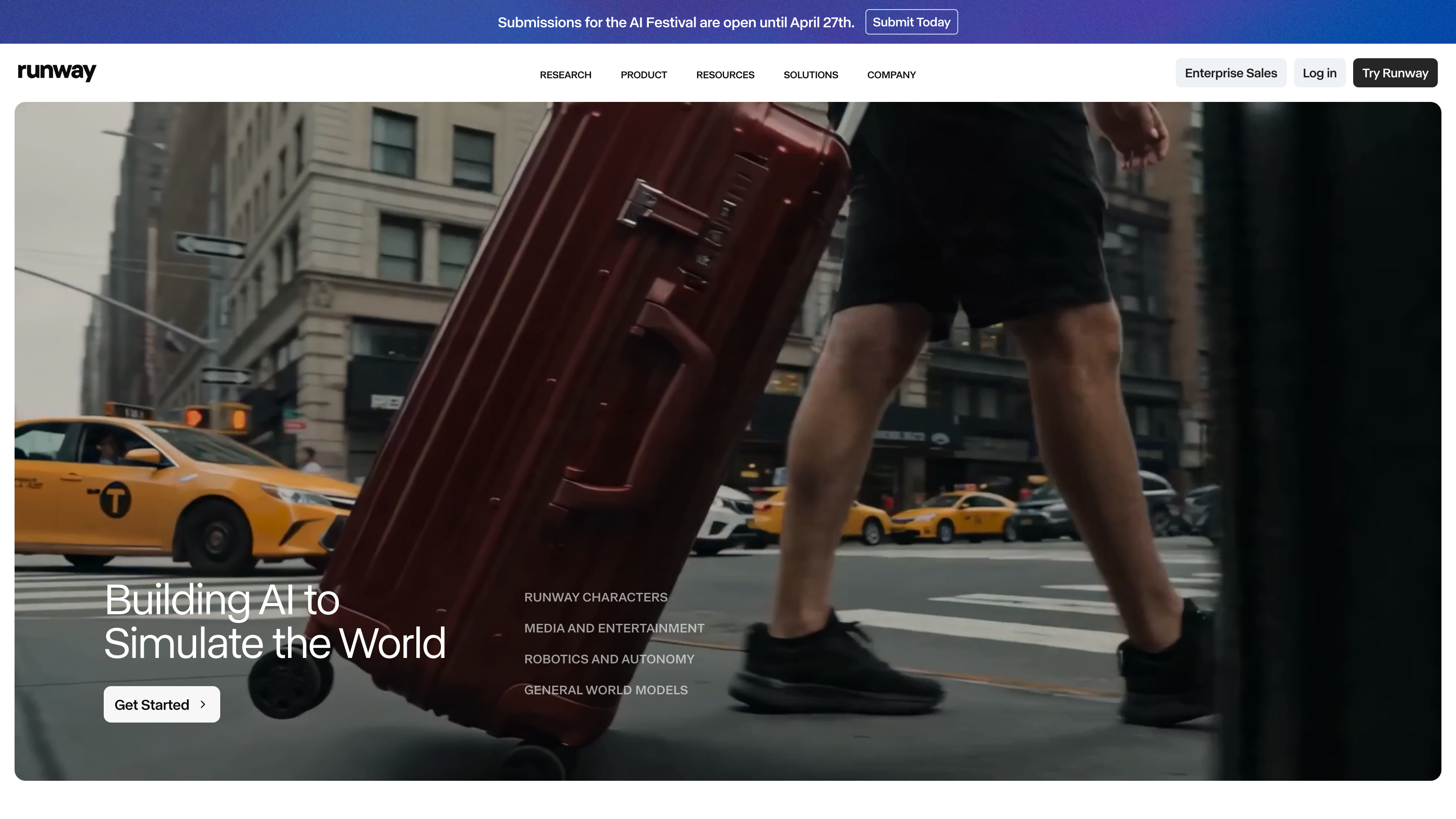 Runway ML interface