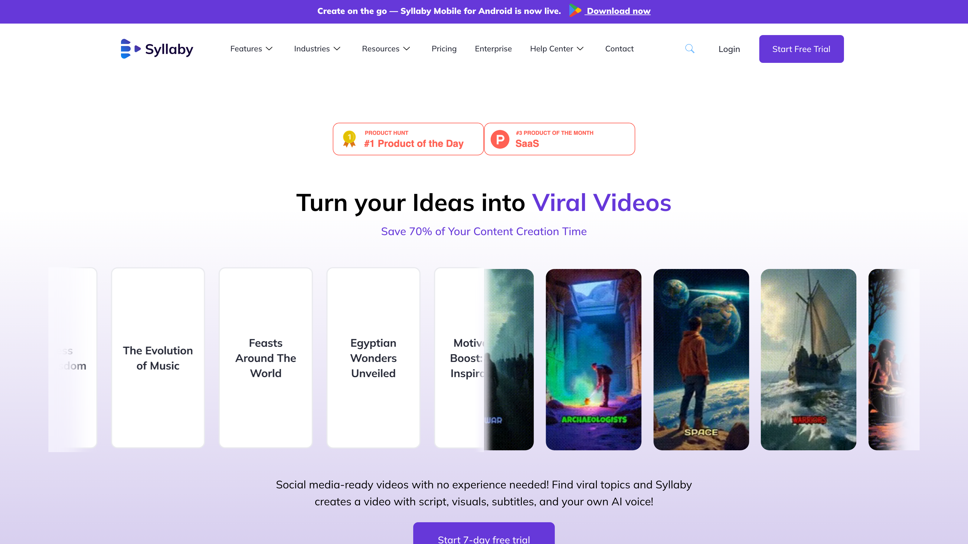 Syllaby interface