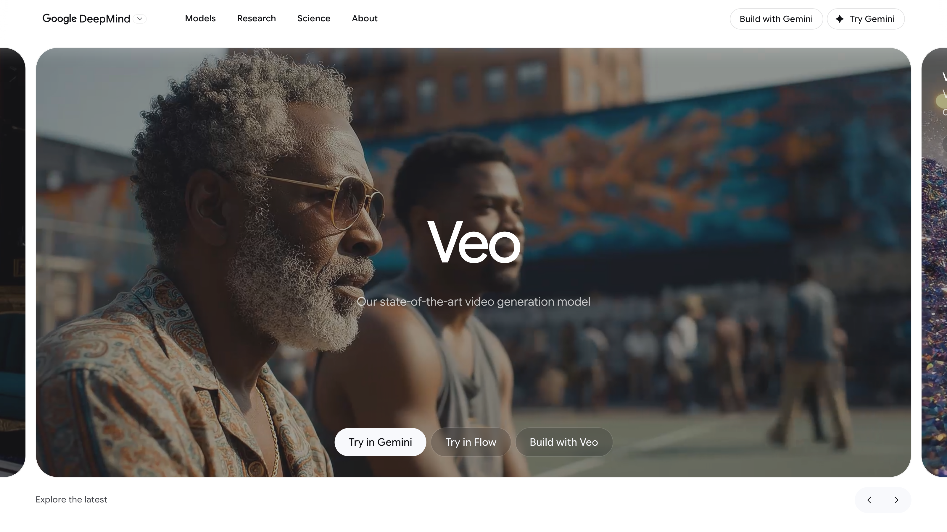Veo 3 interface