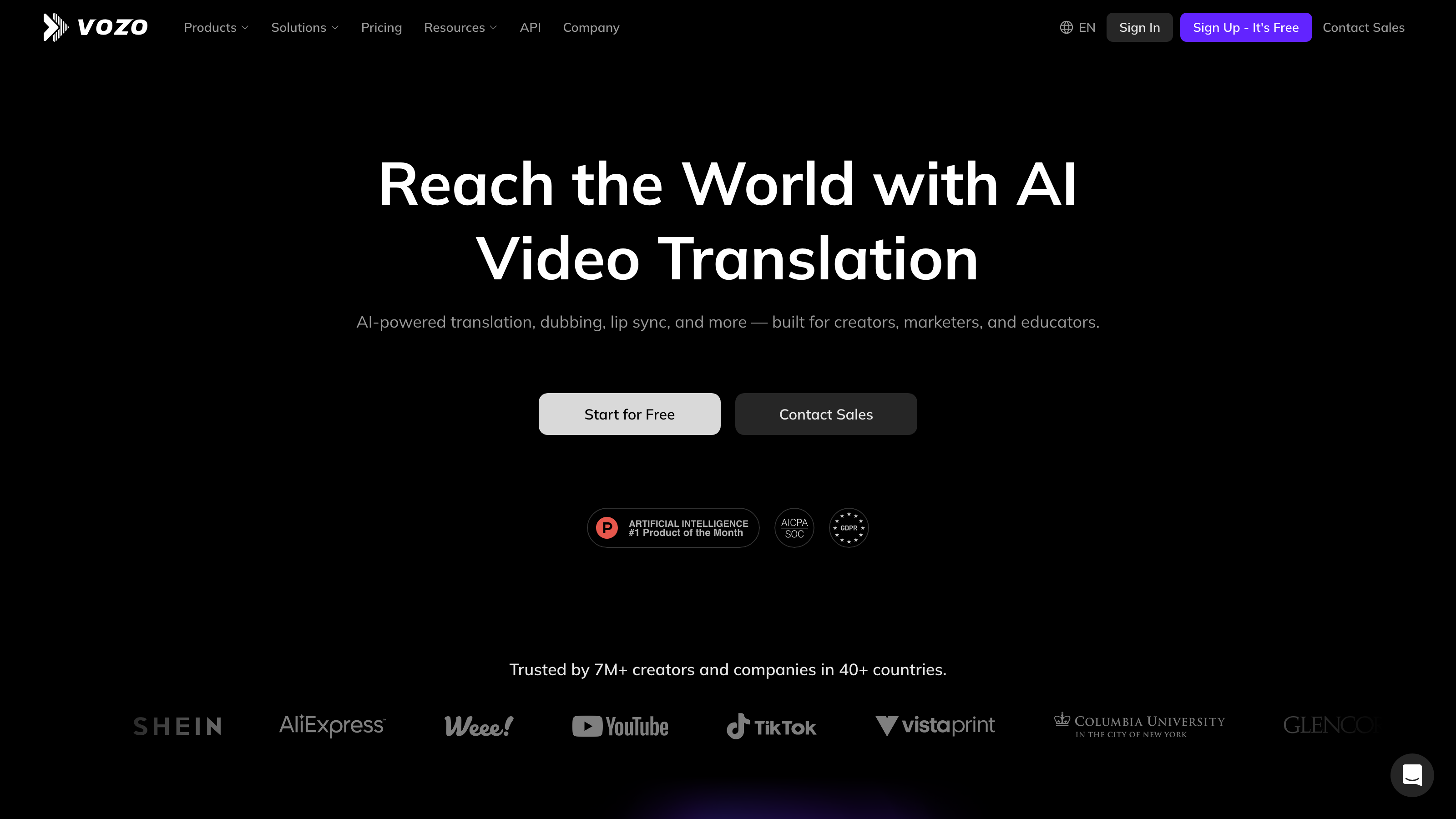 Vozo interface